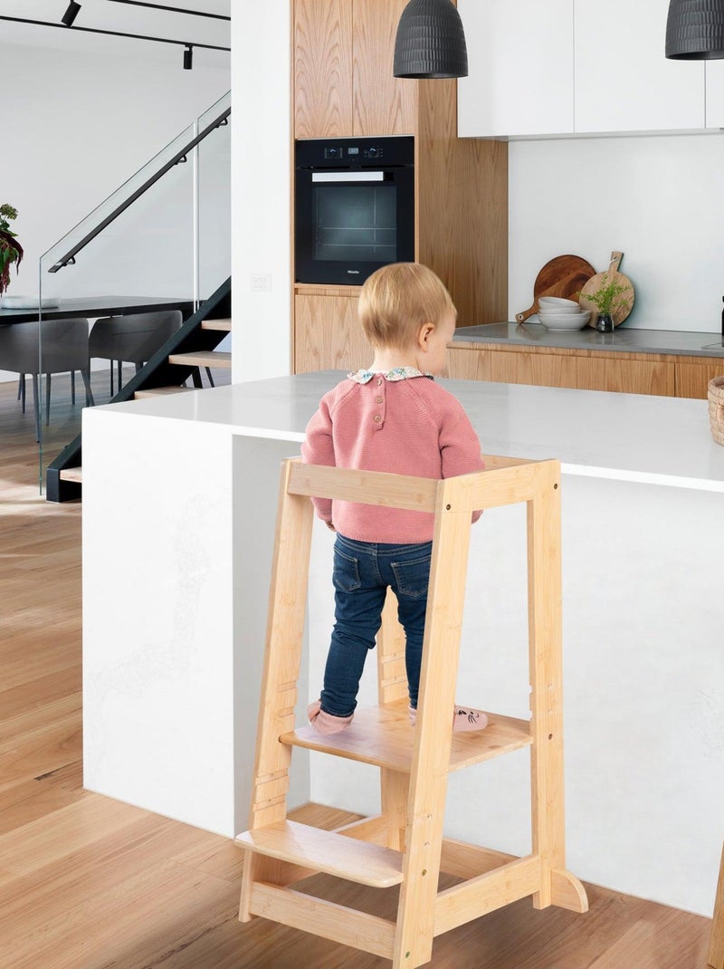 Torre di apprendimento evolutiva in bambù FSC® – ROBA Marrone chiaro - Kiabi
