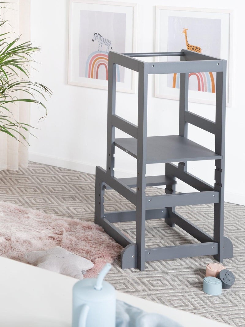 Torre di apprendimento evolutiva in legno – ROBA Grigio antracite - Kiabi