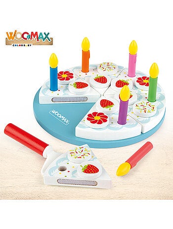 Torta di compleanno in legno WOOMAX