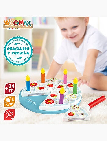 Torta di compleanno in legno WOOMAX