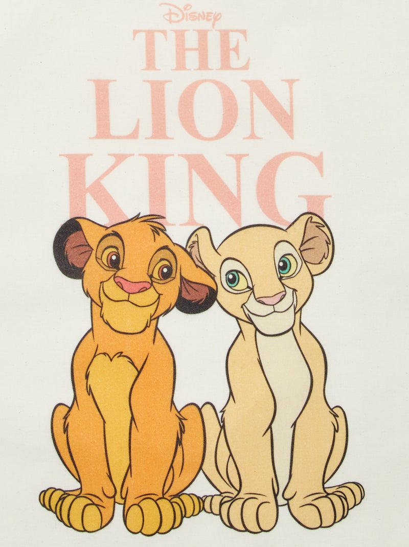 Tote bag 'Il Re Leone' 'Disney' BIANCO - Kiabi