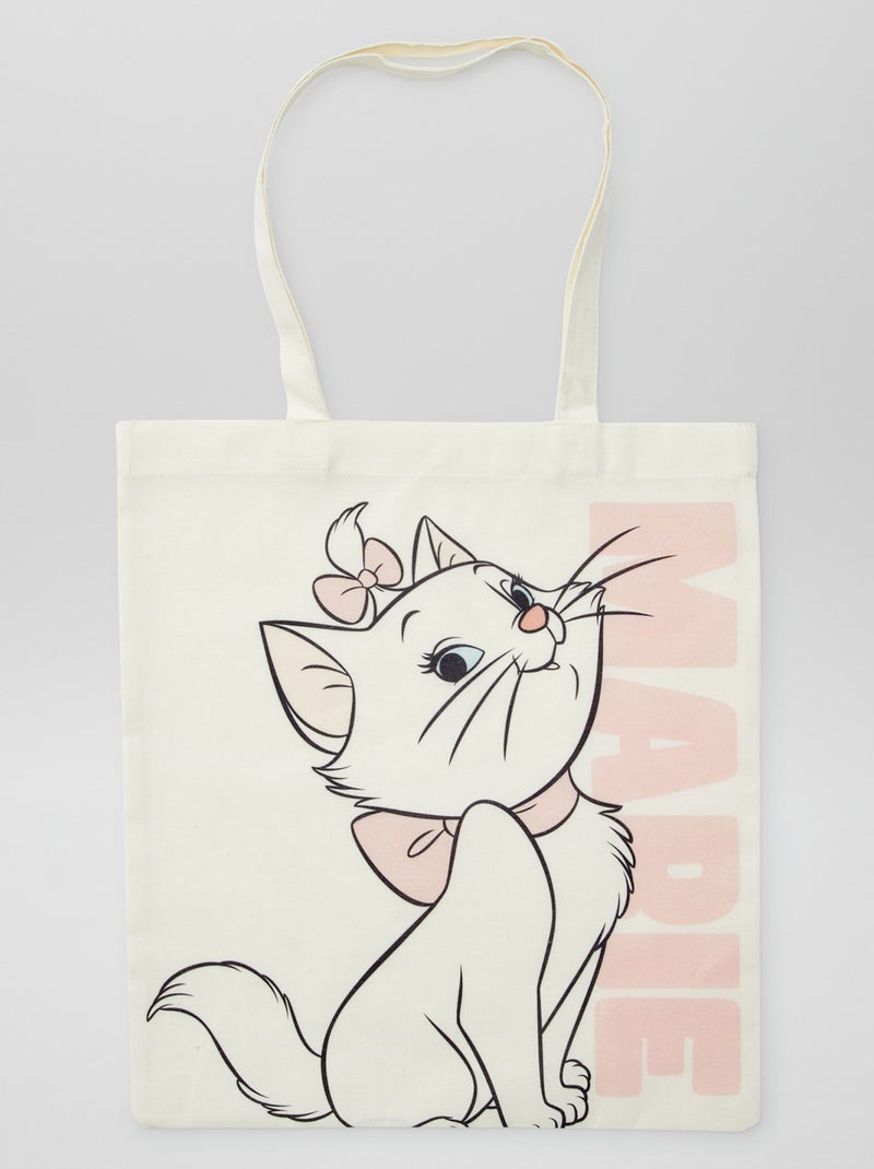 Tote bag 'Minou' 'Disney' BIANCO - Kiabi