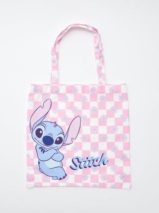 Tote bag quadretti vichy 'Stitch' 'Disney'