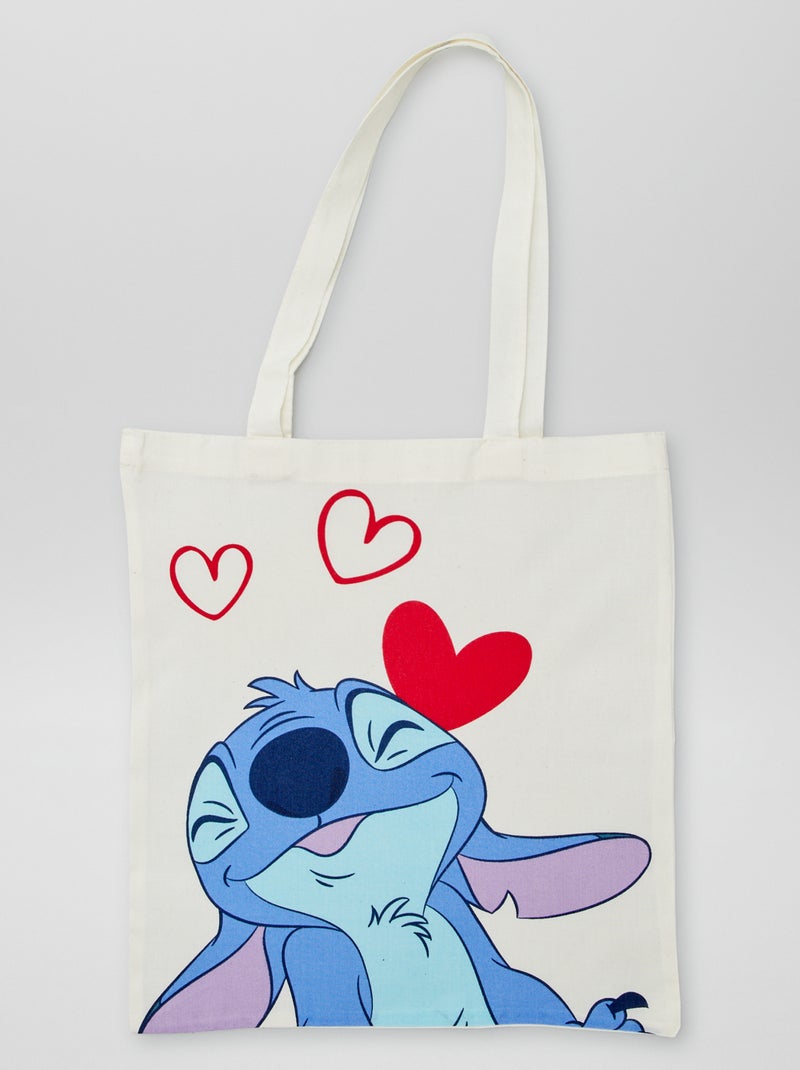 Tote bag 'Stitch' 'Disney' BIANCO - Kiabi