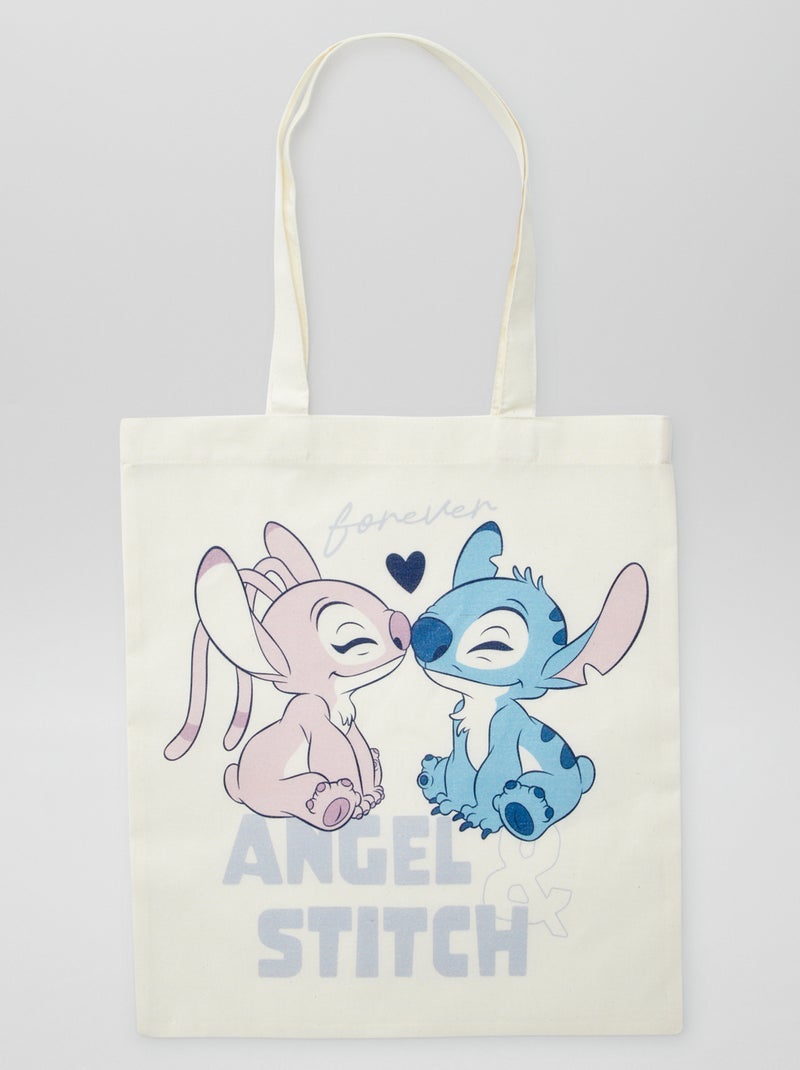 Tote bag 'Stitch' 'Disney' BIANCO - Kiabi