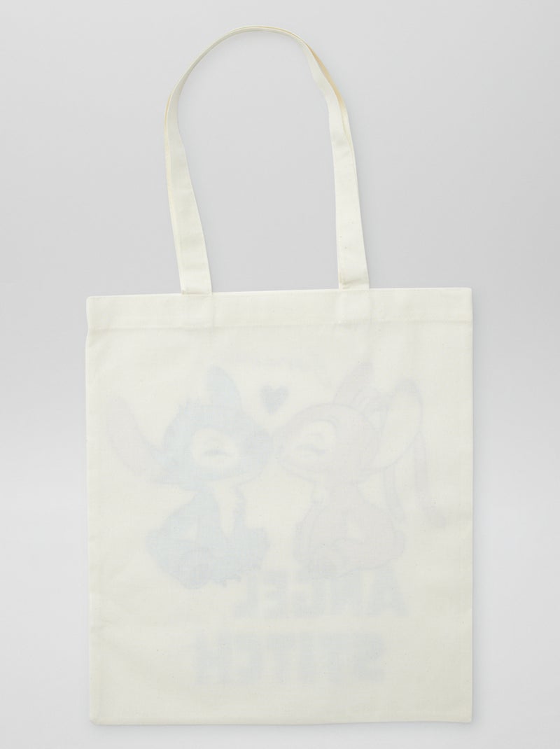 Tote bag 'Stitch' 'Disney' BIANCO - Kiabi