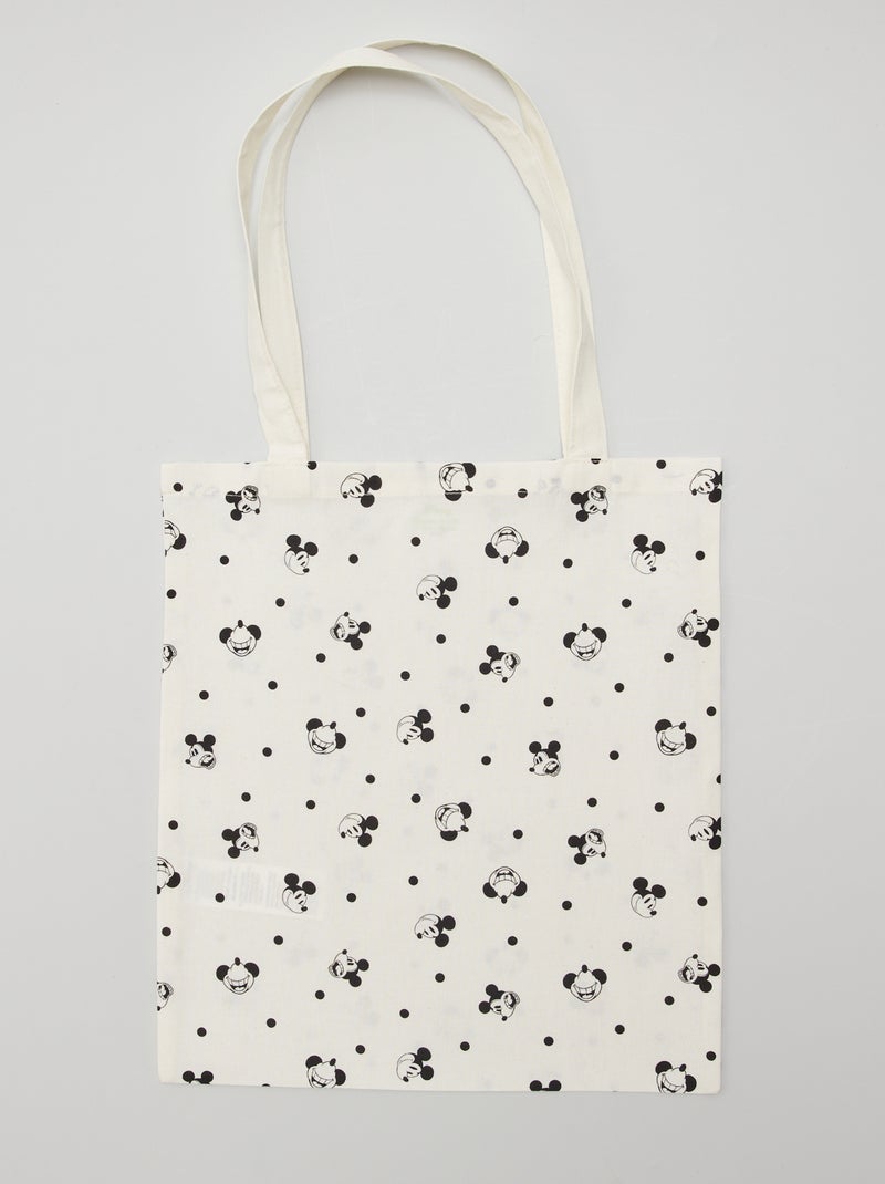 Tote-bag 'Topolino' BIANCO - Kiabi