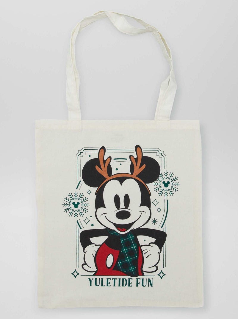 Tote-bag 'Topolino' BIANCO - Kiabi