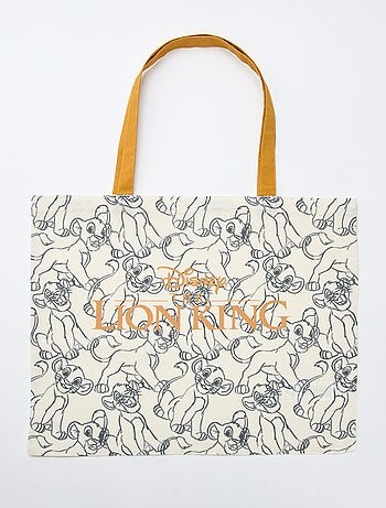 Tote bag XL in tessuto 'Simba'
