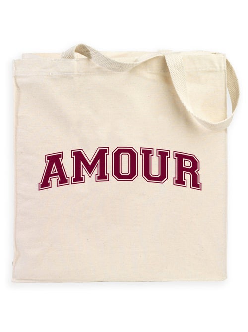 Totebag AMOUR TYPO USA - Kiabi