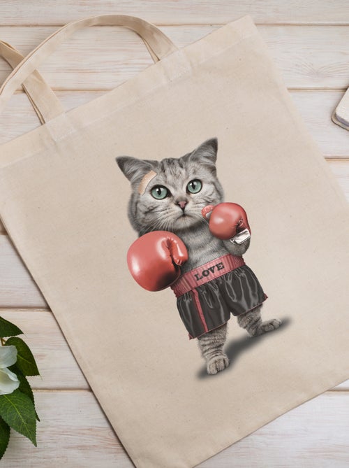 Totebag BOXING CAT - Kiabi