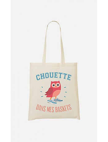 Totebag CHOUETTE DANS MES BASKETS