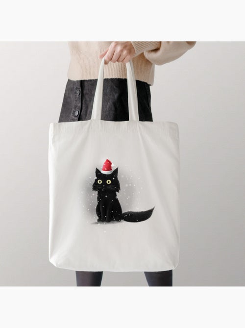 Totebag CHRISTMAS CAT - Kiabi