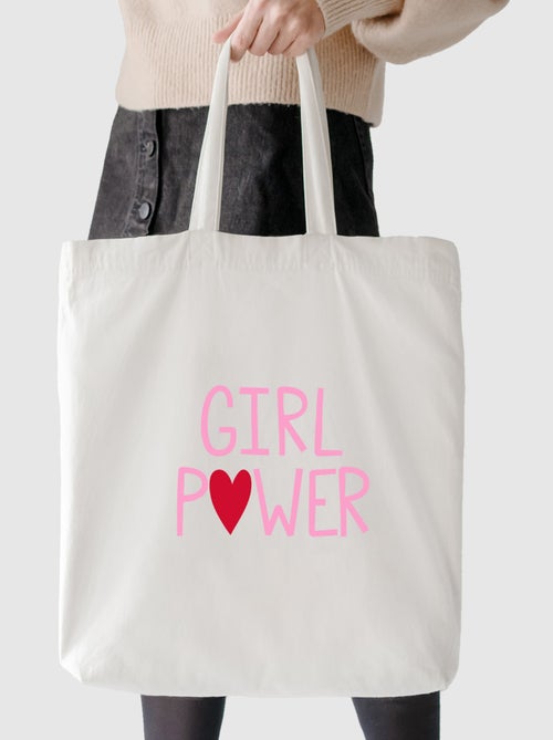 Totebag GIRL POWER MPT - Kiabi