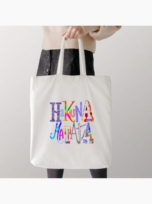 Totebag HAKUNA MATATA COLOR - Kiabi