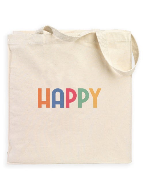 Totebag HAPPY COLORÉ - Kiabi