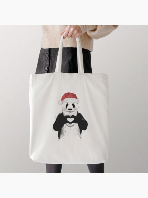 Totebag SANTA PANDA - Kiabi