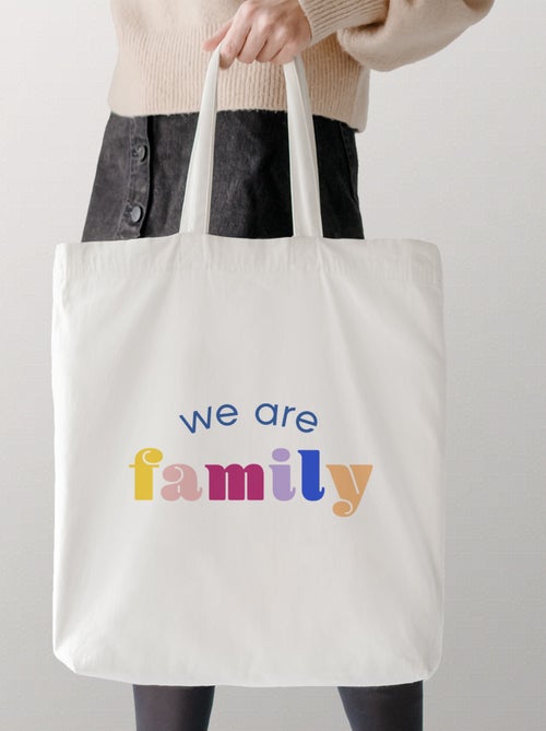 Totebag WE ARE FAMILY - Kiabi