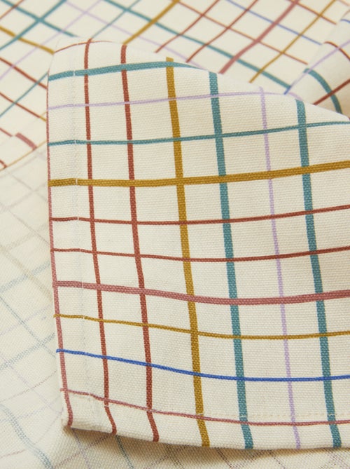 Tovaglia a quadri 150 x 300 - Kiabi Home - Kiabi