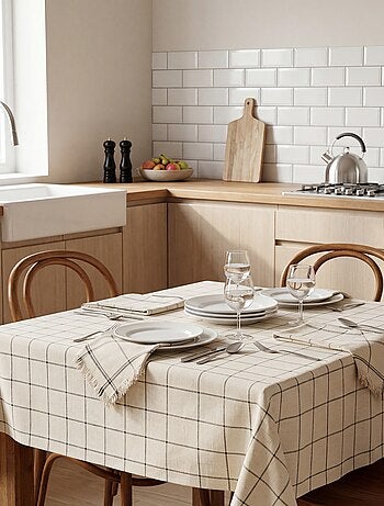 Tovaglia a quadri 150x250 cm