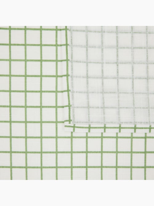 Tovaglia a quadri in cotone, trattamento idrorepellente - Kiabi