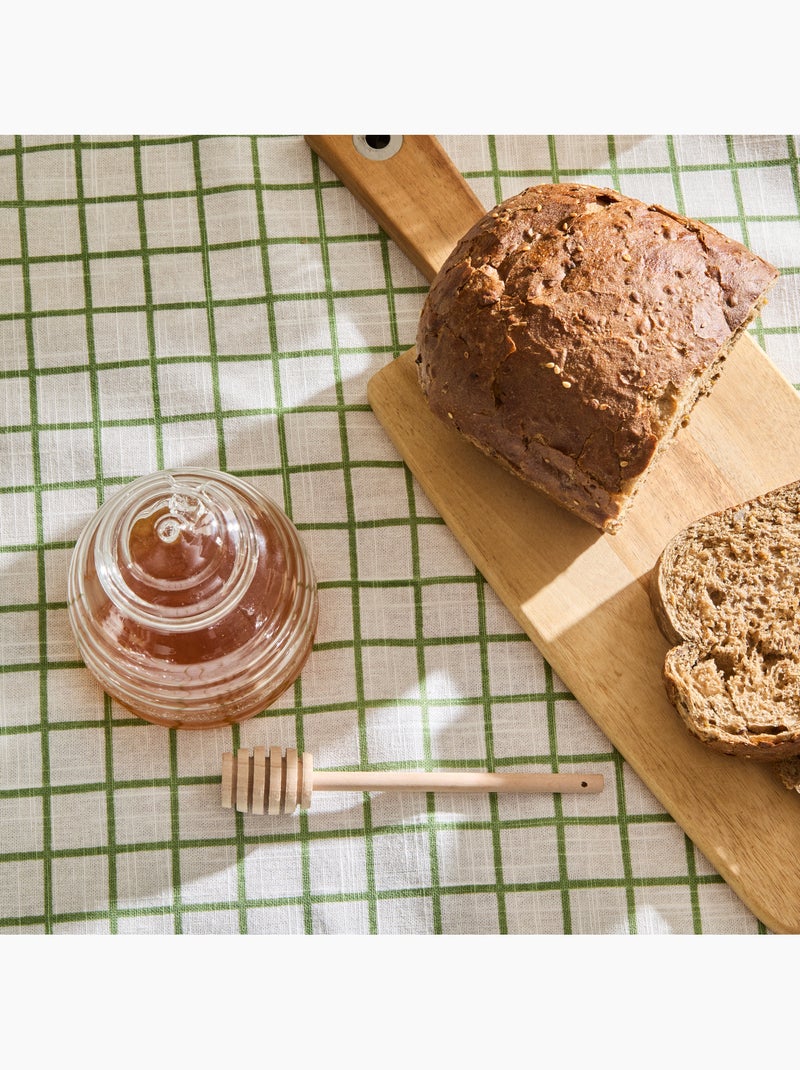 Tovaglia a quadri in cotone, trattamento idrorepellente Verde - Kiabi