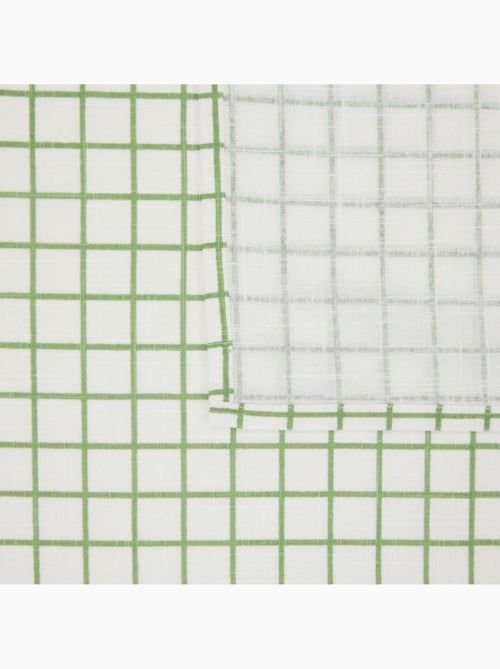 Tovaglia a quadri in cotone, trattamento idrorepellente - Kiabi