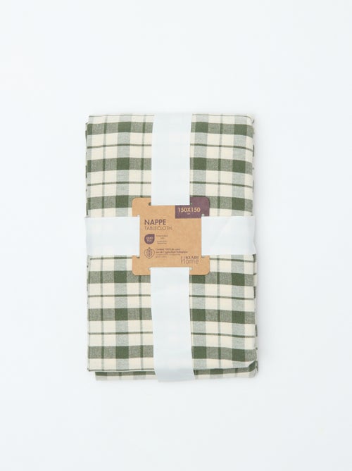 Tovaglia a quadri stampata (150x150 cm) - Kiabi Home - Kiabi