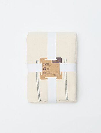 Tovaglia a righe in cotone (150x200 cm) - Kiabi Home