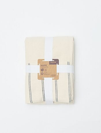Tovaglia a righe in cotone (150x250 cm) - Kiabi Home