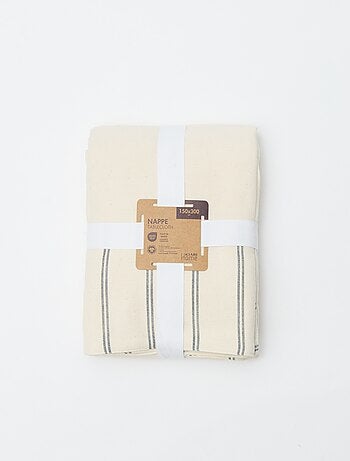 Tovaglia a righe in cotone (150x300 cm) - Kiabi Home