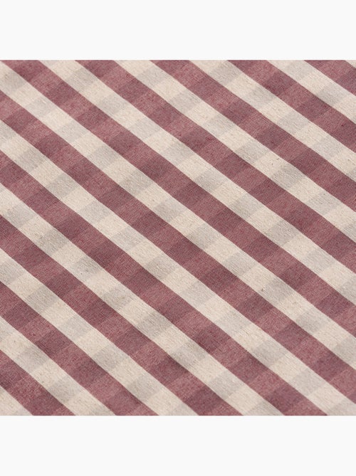 Tovaglia antimacchia a quadri vichy. Miscela di cotone e lino tessuto, effetto naturale - Gamusi. - Kiabi Tovaglia antimacchia a quadri vichy. Miscela di cotone e lino tessuto, effetto naturale - Gamusi. - Kiabi