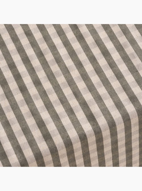 Tovaglia antimacchia a quadri vichy. Miscela di cotone e lino tessuto, effetto naturale - Gamusi. - Kiabi Tovaglia antimacchia a quadri vichy. Miscela di cotone e lino tessuto, effetto naturale - Gamusi. - Kiabi