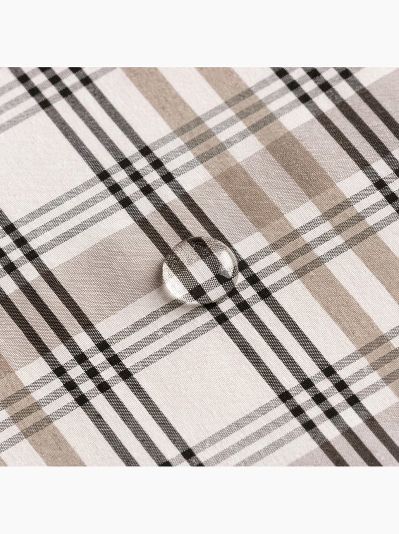Tovaglia antimacchia con motivo tartan, tatto e caduta naturale - Gamusi. Lino - Kiabi