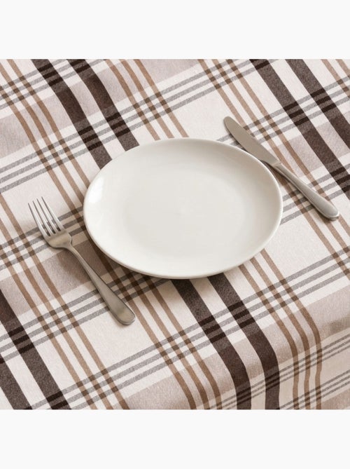 Tovaglia antimacchia con motivo tartan, tatto e caduta naturale - Gamusi. - Kiabi Tovaglia antimacchia con motivo tartan, tatto e caduta naturale - Gamusi. - Kiabi