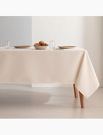 Tovaglia antimacchia con tessuto strutturato, motivo a nido d'ape - Gamusi.