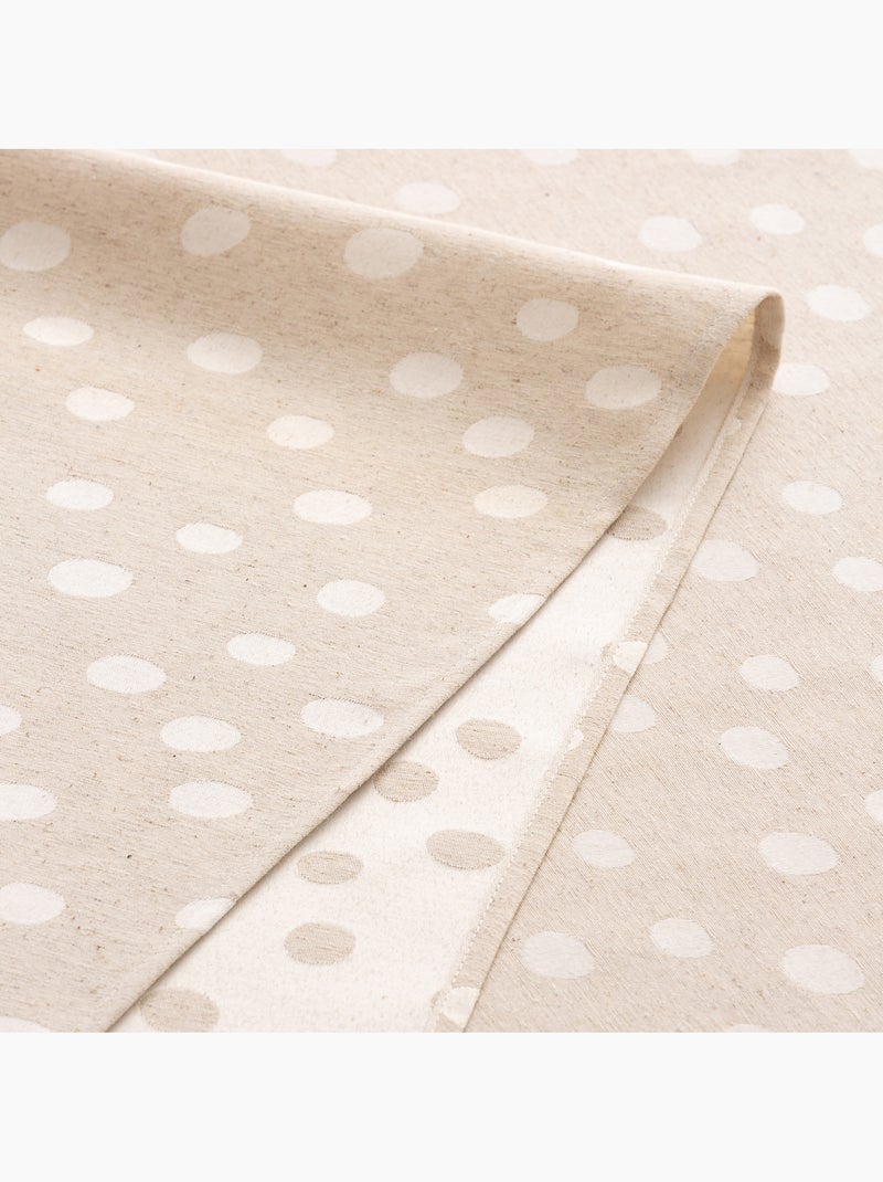 Tovaglia antimacchia con tessuto strutturato, motivo a puntini - Gamusi. Lino - Kiabi