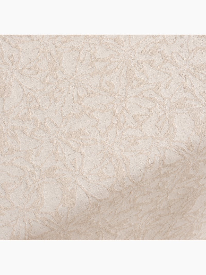 Tovaglia antimacchia con tessuto testurizzato floreale - Gamusi. Beige - Kiabi