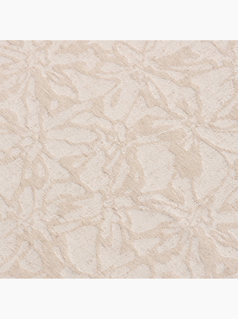 Tovaglia antimacchia con tessuto testurizzato floreale - Gamusi. Beige - Kiabi