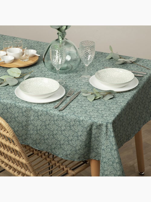Tovaglia antimacchia thais verde 150x300cm - Kiabi Tovaglia antimacchia thais verde 150x300cm - Kiabi