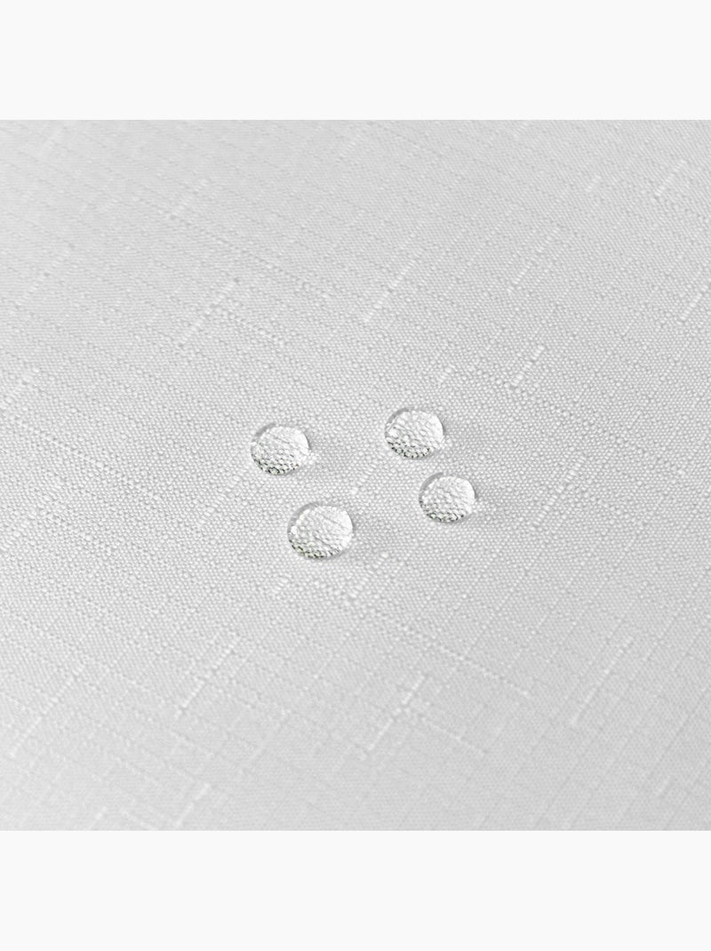 Tovaglia antipiega e antimacchia con effetto screziato Bianco - Kiabi