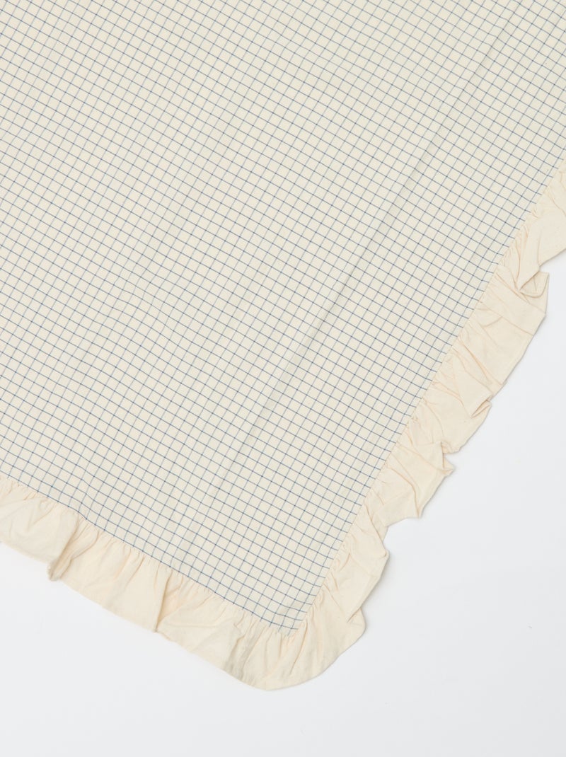Tovaglia con volant (150 x 150 cm) Beige - Kiabi