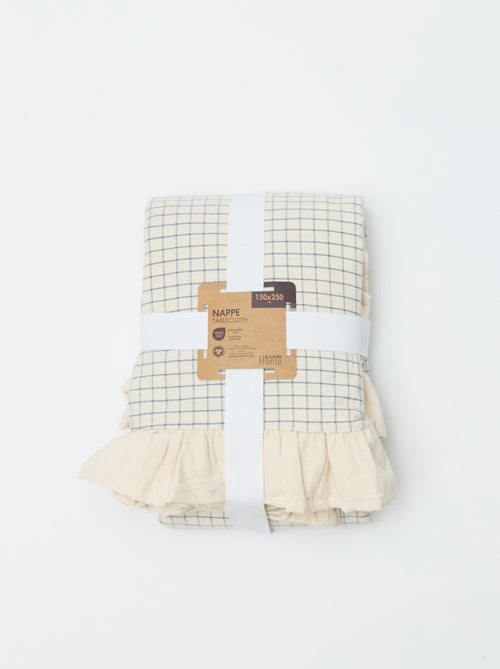 Tovaglia con volant (150 x 250 cm) - Kiabi