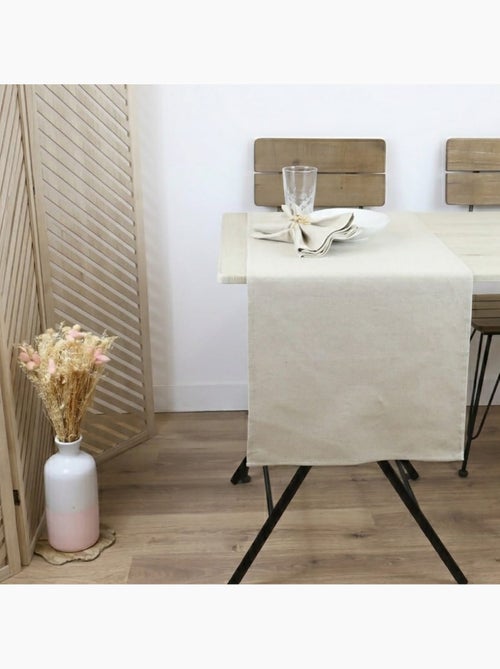 Tovaglia da tavolo 100% Lino LINELLE - Kiabi Tovaglia da tavolo 100% Lino LINELLE - Kiabi