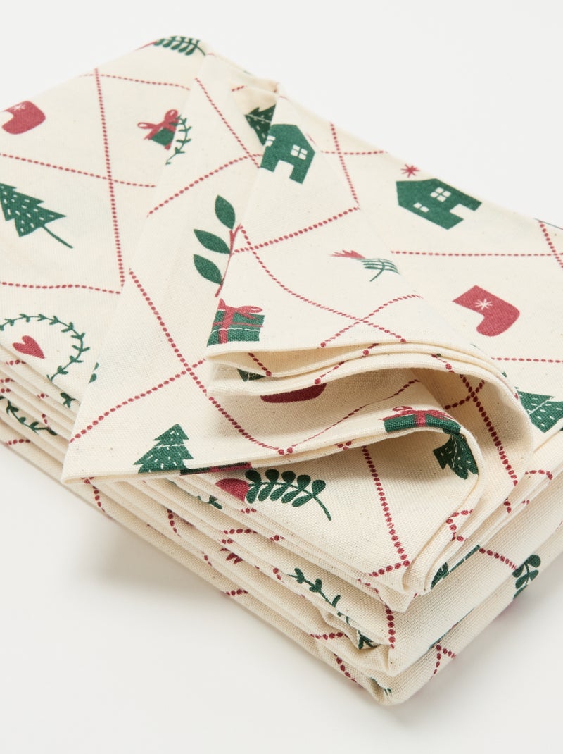 Tovaglia di Natale - KIABI Home Bianco Ecru - Kiabi