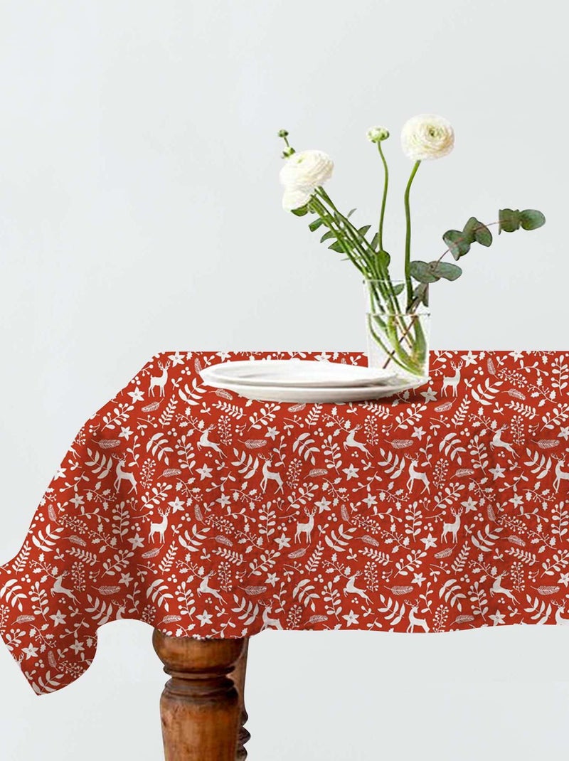 Tovaglia di Natale 140x240 cm ROSSO - Kiabi
