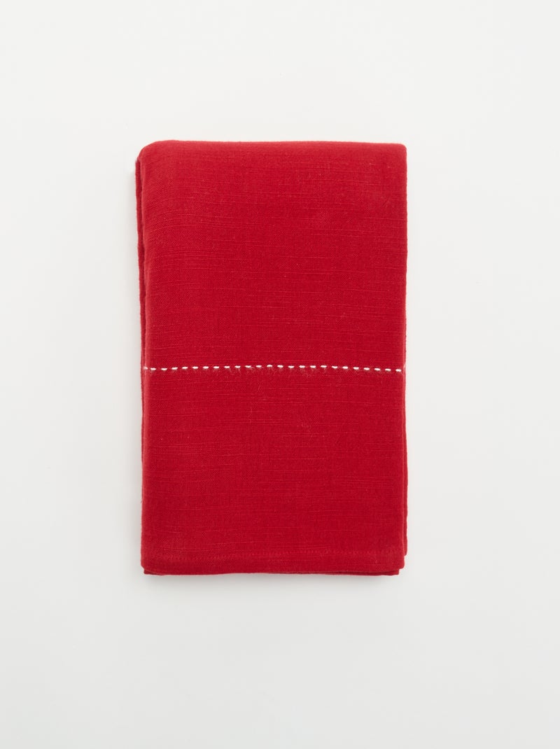 Tovaglia di Natale tinta unita - KIABI Home Rosso - Kiabi
