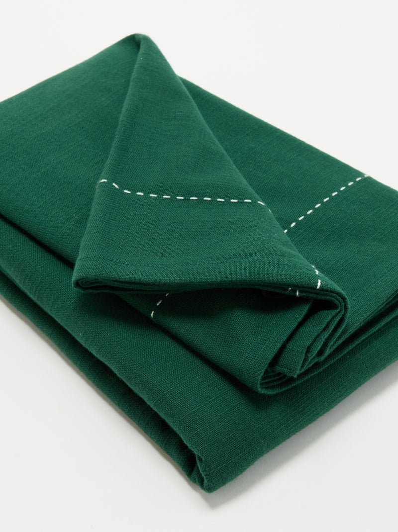 Tovaglia di Natale tinta unita - KIABI Home Verde - Kiabi