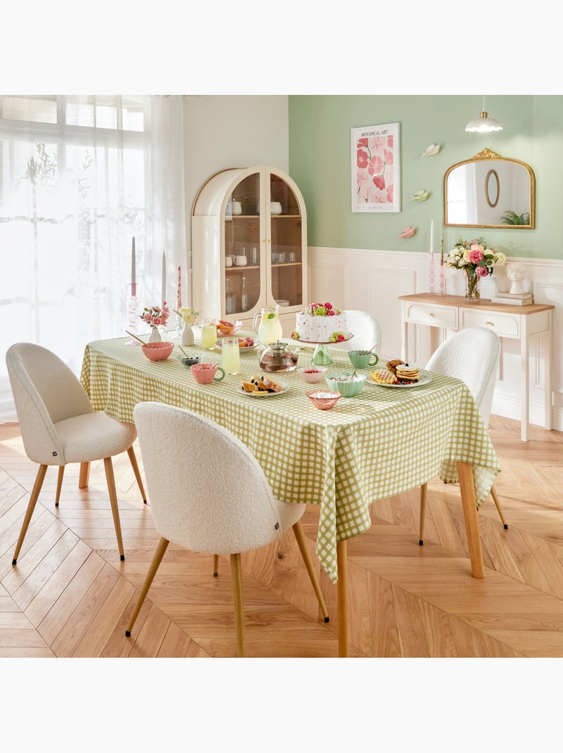 Tovaglia fleur de rose 250x150cm verde chiaro Verde chiaro - Kiabi