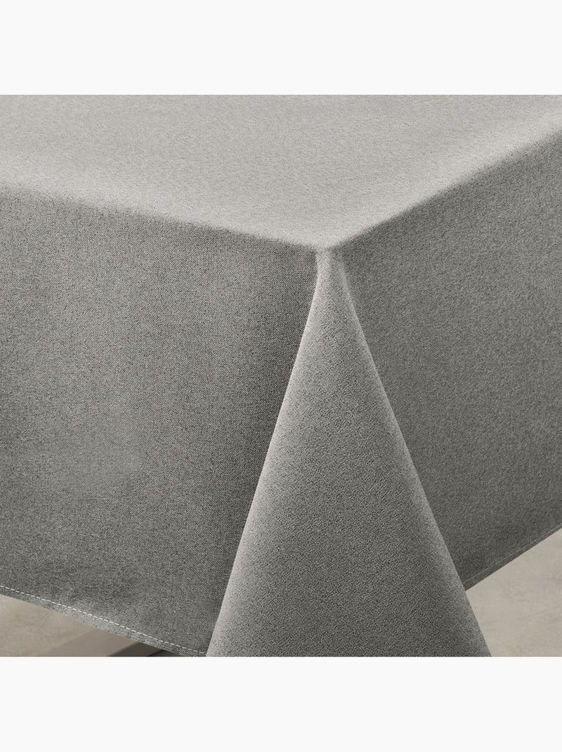 Tovaglia idrorepellente antimacchia effetto lino Grigio antracite - Kiabi